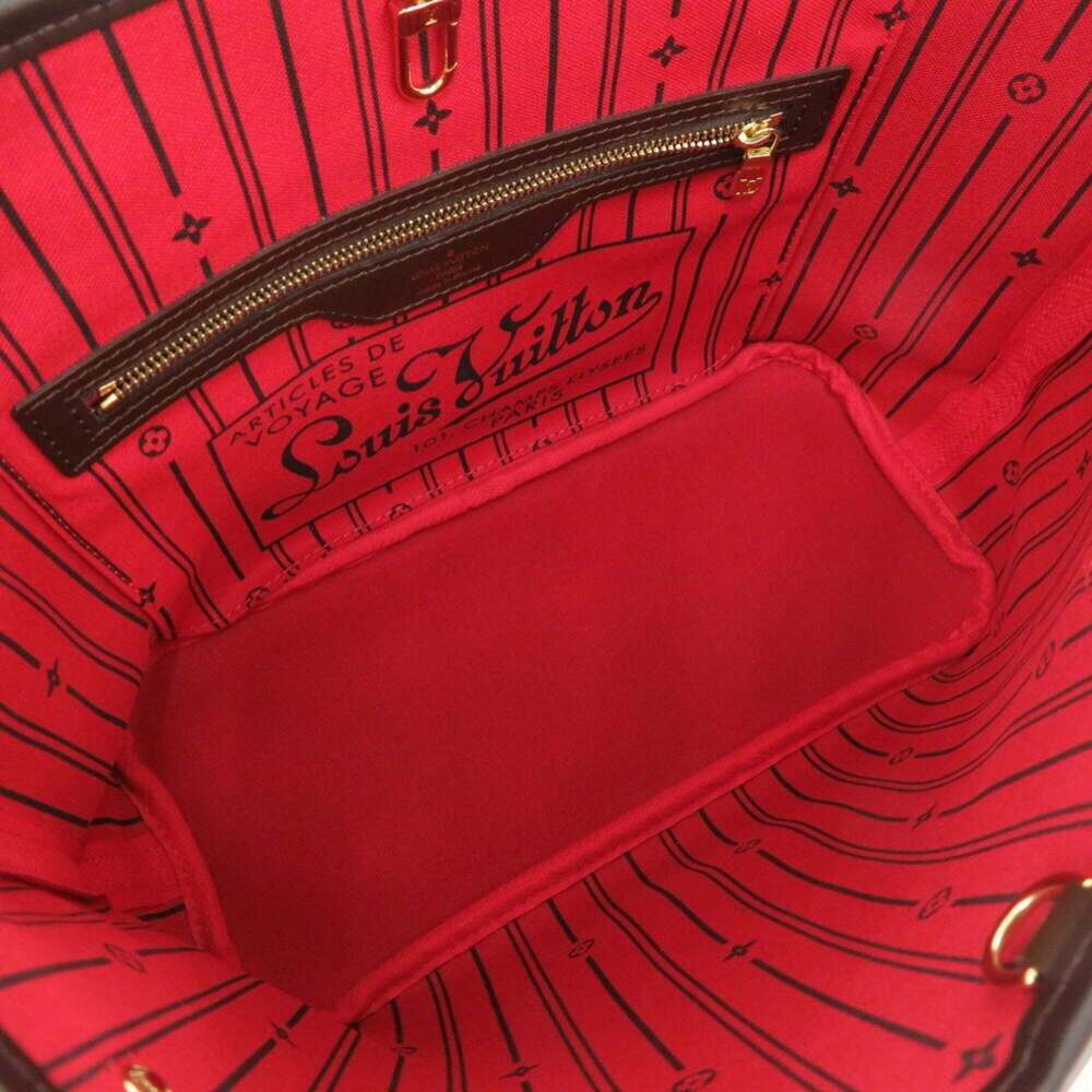 LOUIS VUITTON Authentic Brown Damier Neverfull PM Tote Bag - Picture 6 of 10